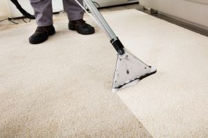 cleaning carpet